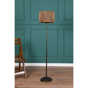 Elegantna podna lampa Prove Black u boji ružičastog zlata