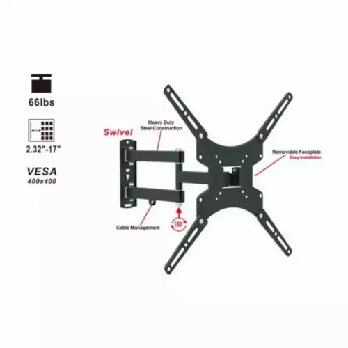 Nosač za TV Trick TR009  17-55 400x400/od zida57-430mm/30kg/zglobni slika 2