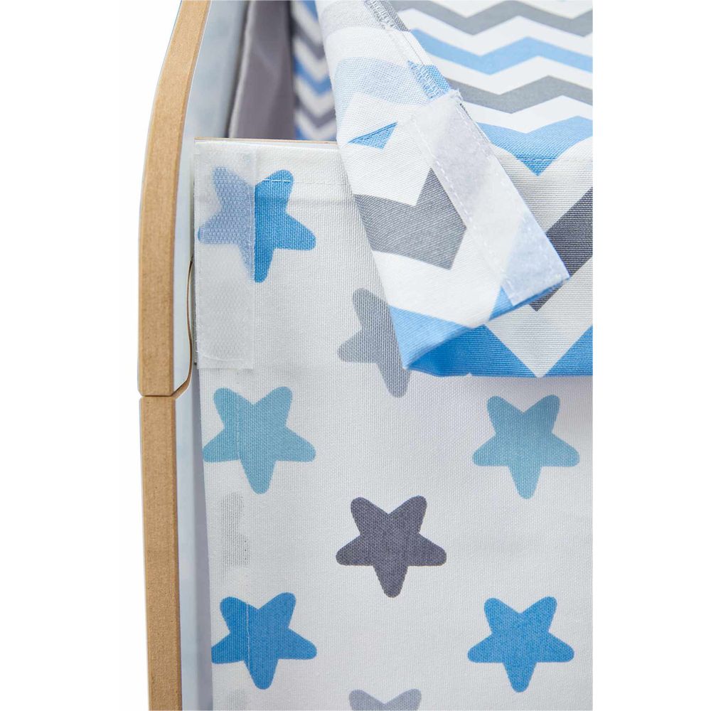 Drvena igračka šator za djecu - Bijela i plava slika 11