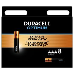 Duracell Optimum baterija AAA 8 kom