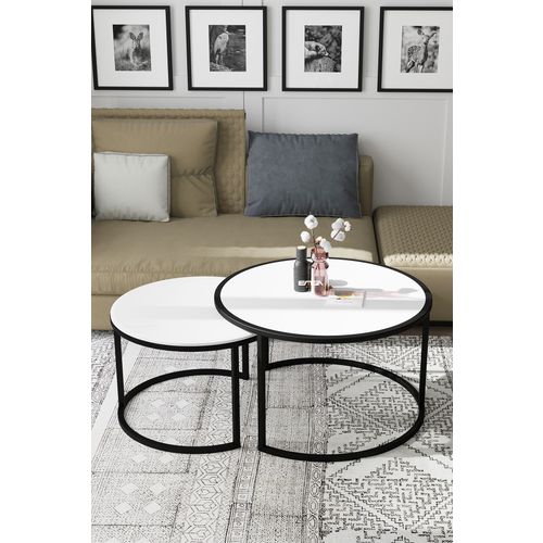 Bora - White White Coffee Table slika 1