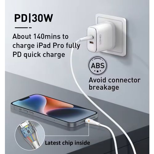 LDNIO CHARGING DATA CABLE (C-C) 65W 2M GREEN LC612C slika 4