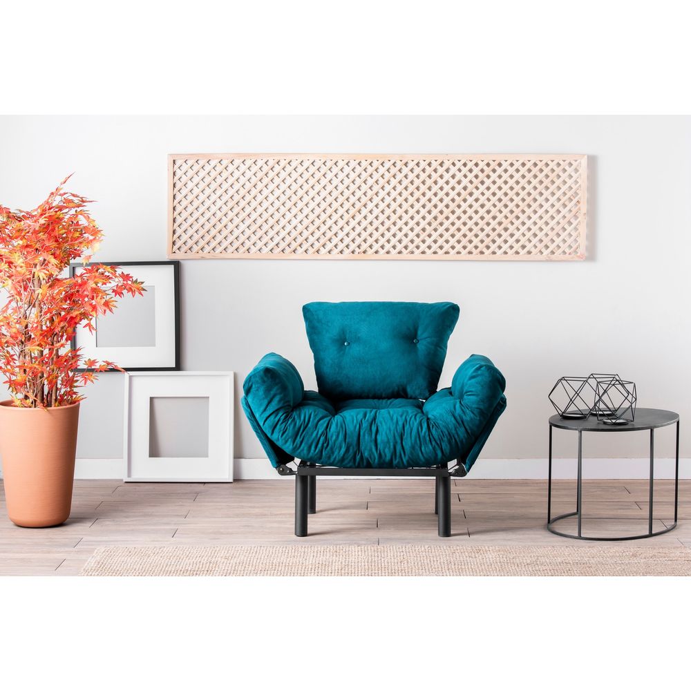Nitta Single - Petrol Green Wing Chair slika 2