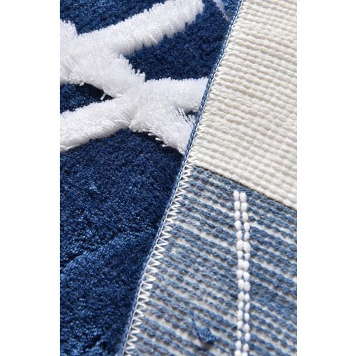 Colourful Cotton Kupaonski tepih akrilni (2 komada), Bathroom - Blue slika 3