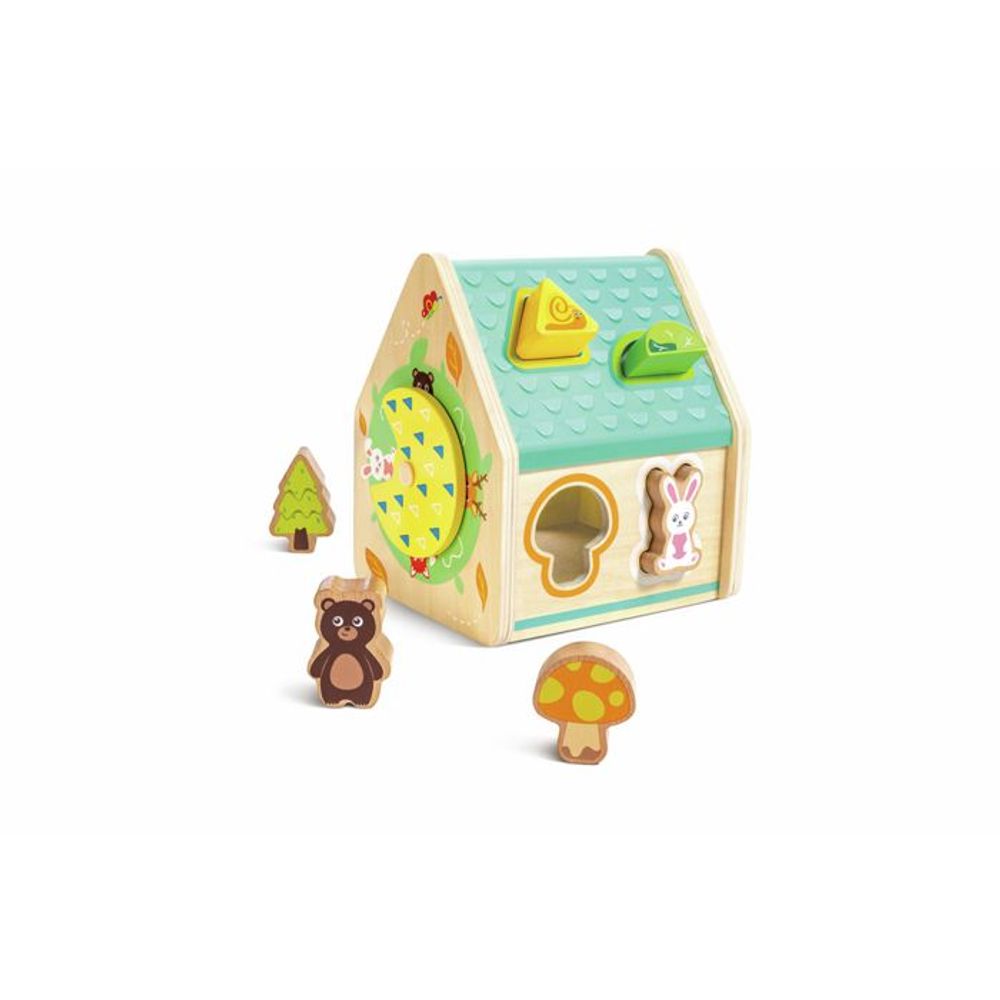 Hape Drveni sorter oblika Critter House slika 3