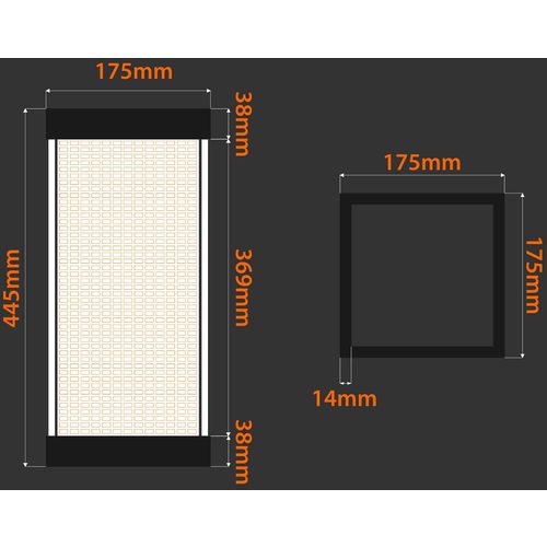 Opviq Stolna svjetiljka, TLT Panel Lampshade With Rectangle Pattern   slika 9