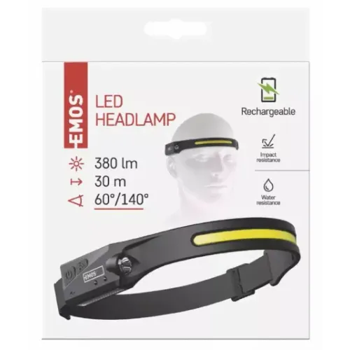 LED lampa 380lm za čelo punjiva 1200mAh Emos P3541 slika 2