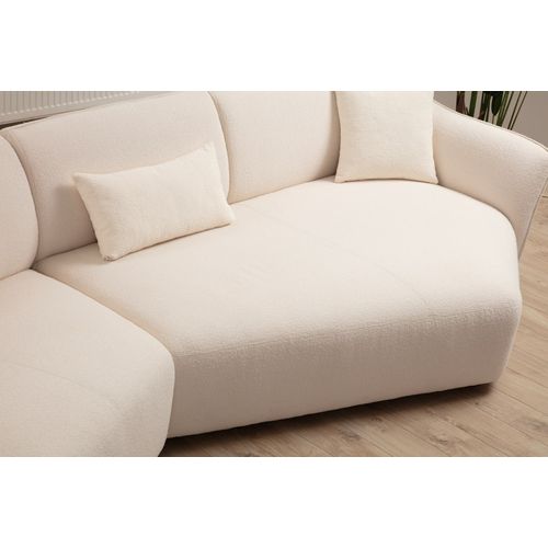 Ugaona Sofa 'Mentıs Corner 6 (L1+2Xr)' u Krem Boji slika 4