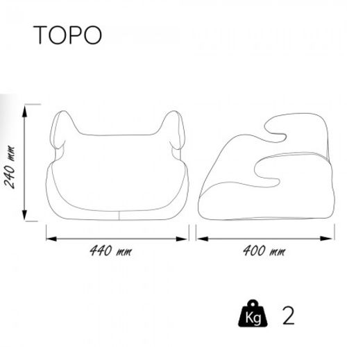 Nania Auto sedište Topo 15-36kg Winnie The Pooh slika 3