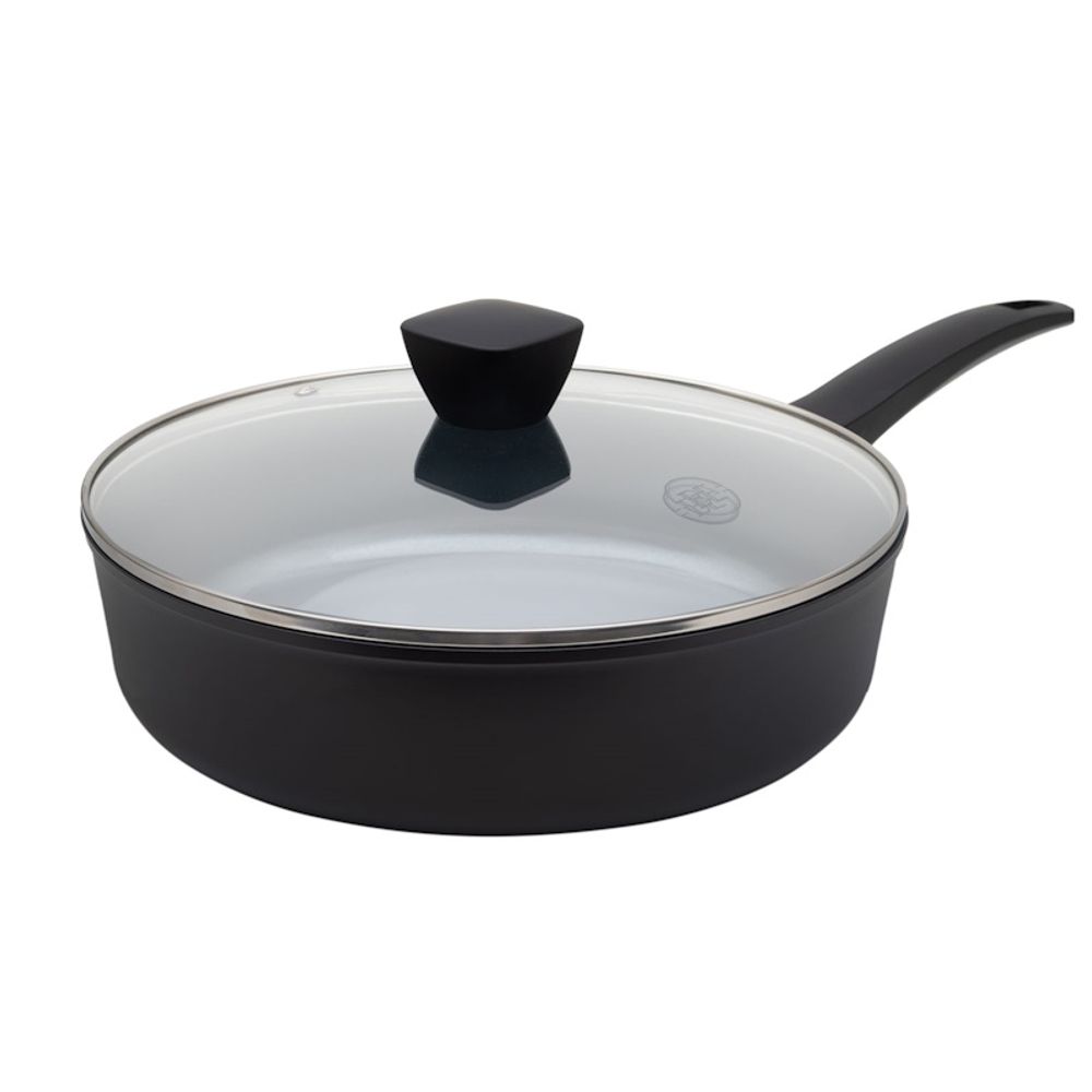 BE Living Duboka tava s poklopcem Delight Black 28 cm slika 1