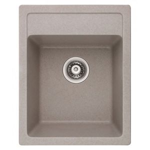 Inter Ceramic sudoper usadni pravokutni 50x40x20 cm + sifon, granit bež