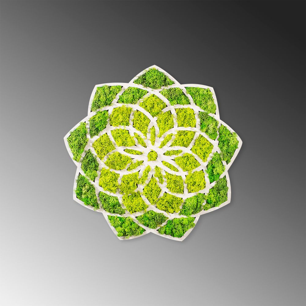 Daisy Green Bijeli Dekorativni Zidni Ukras slika 5