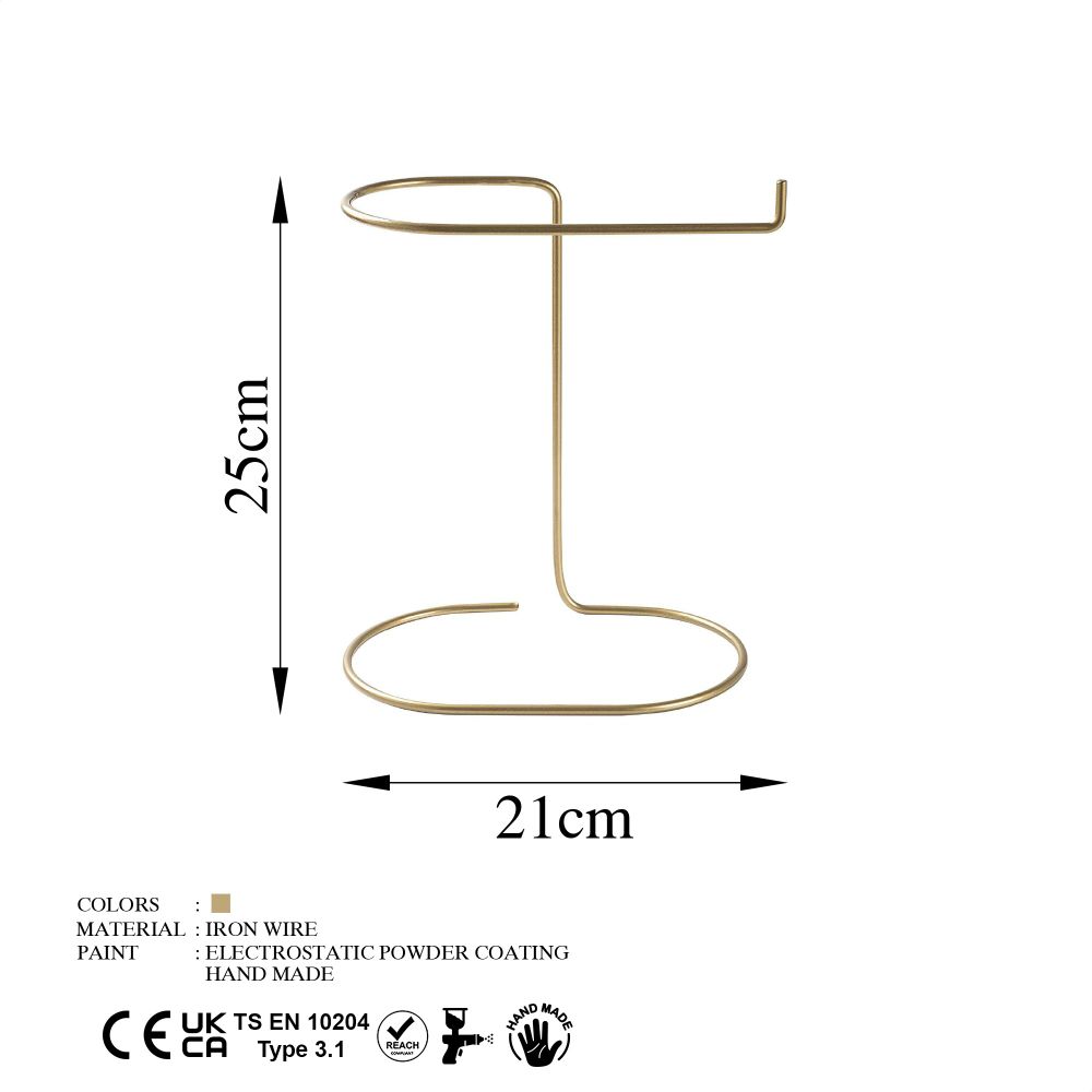 Jewellery stand organizer TK-002 Gold slika 8