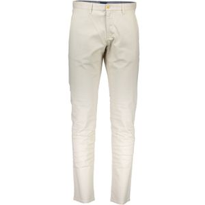 GANT BEIGE MEN'S TROUSERS