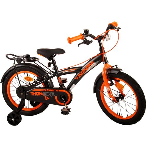 Dječji bicikl Volare Thombike 16" s dvije ručne kočnice crno-narančasti slika 3