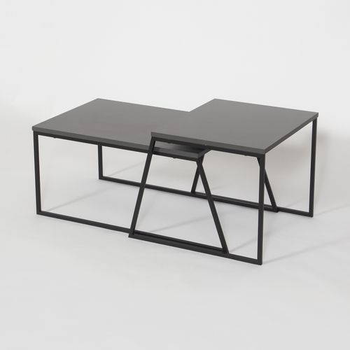 Pal Orta Sehpa - Anthracite Anthracite
Black Coffee Table Set slika 5