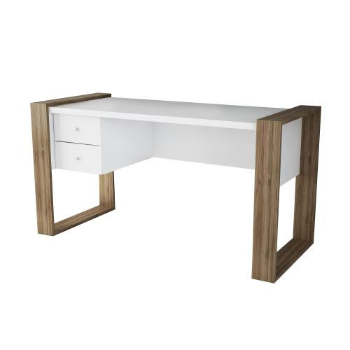 Woody Fashion Radni stol LORD, Lord - White, Walnut slika 3