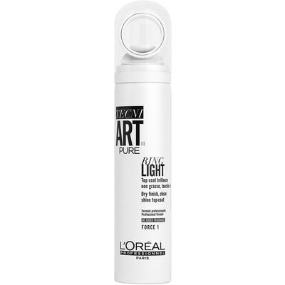 L’Oréal Professionnel Tecni.Art Ring Light sprej je naš prvi profesionalni sprej s mikro raspršivačem za visok sjaj kose sa sjajnim efektom. Formuliran bez dodatnog mirisa za idealnu ugodnost i čistu upotrebu.