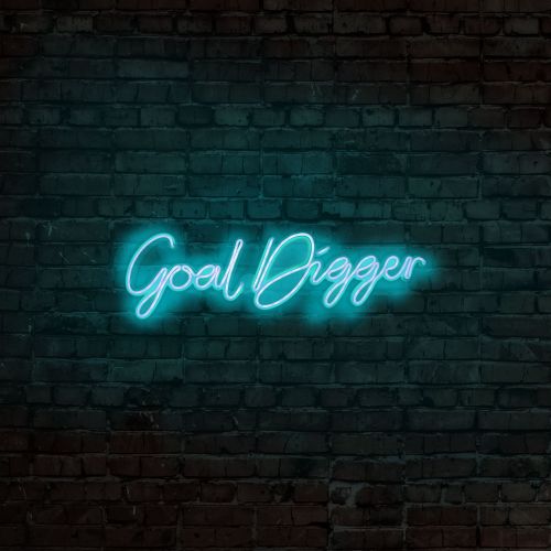 Wallity Ukrasna plastična LED rasvjeta, Goal Digger - Blue slika 10