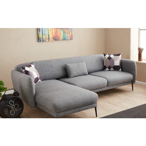 Atelier Del Sofa Kutna garnitura na razvlačenje, Sivo, Venus L - Grey slika 2