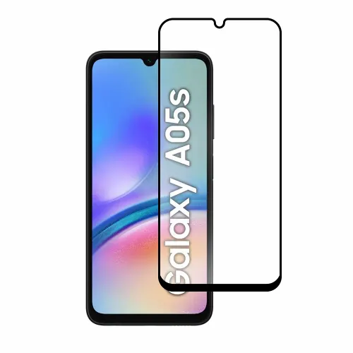 Blue Star 5D kaljeno staklo – za Samsung Galaxy A05s (potpuno ljepilo/case friendly) – crno slika 2