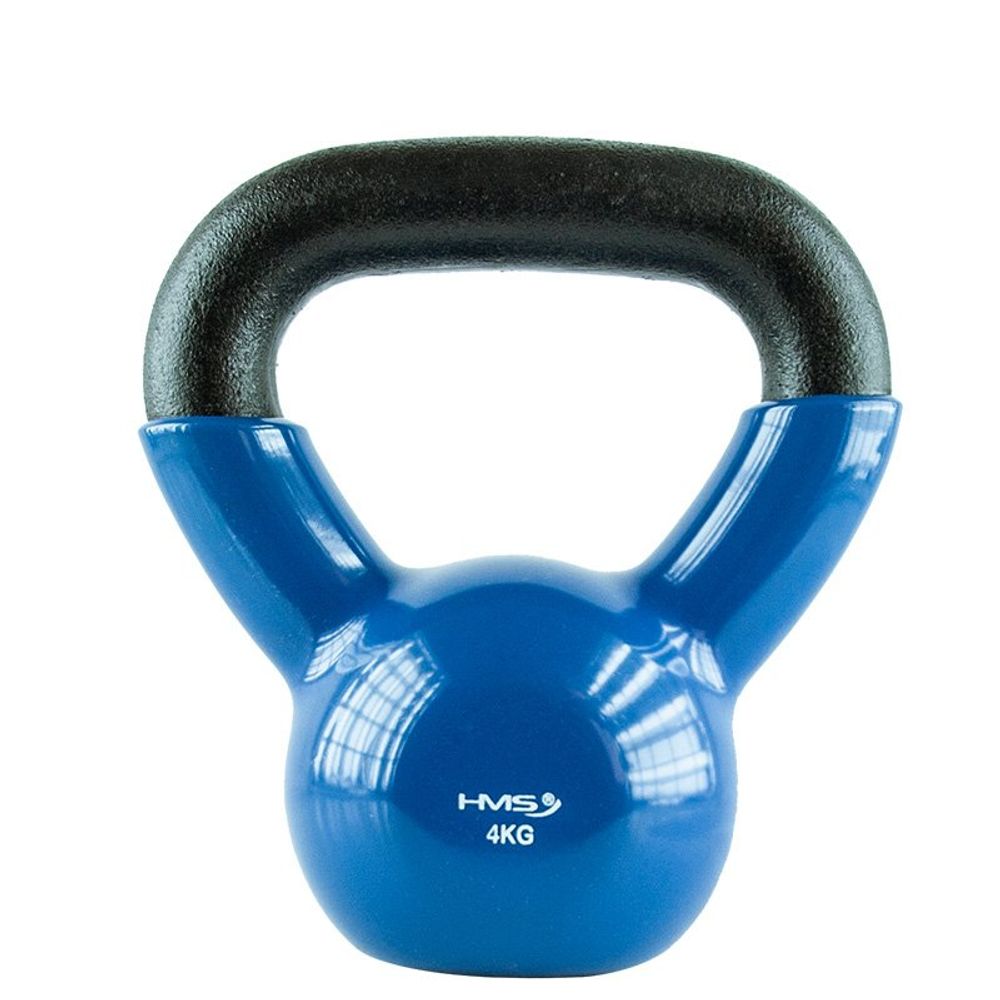 Knv kettlebell od lijevanog željeza 4 kg hms (plava) slika 1