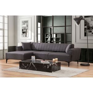 Ugaona Sofa na Razvlačenje 'Hamlet Left' - Tamnosiva