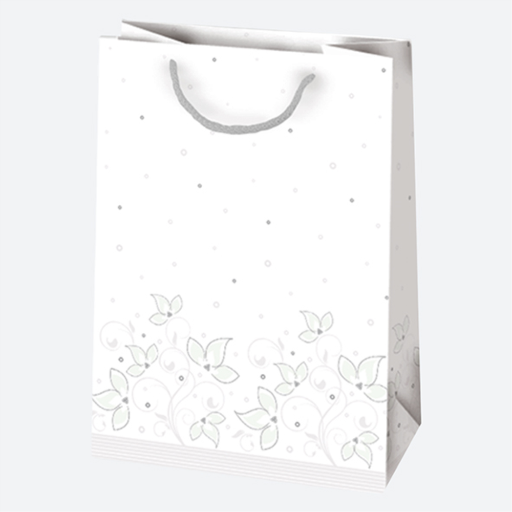 T5BOG34 Ukrasna vrećica - Bijela sa motivom 23x32x11cm, Više dezena slika 5
