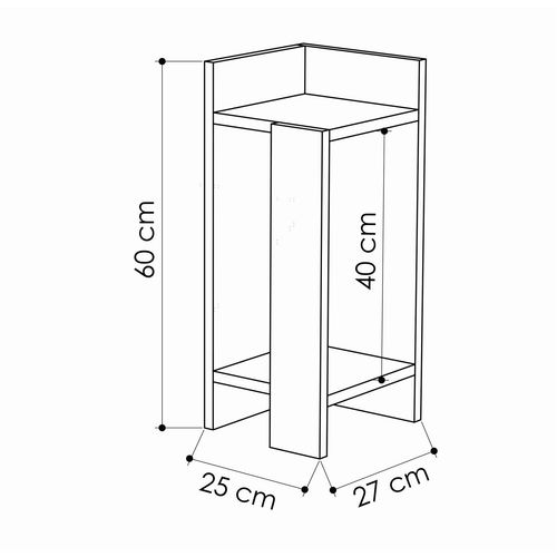 Elos - Oak, Anthracite Oak
Anthracite Nightstand slika 3