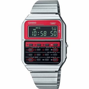 Muški satovi Casio CA-500WE-4BEF Srebrna (Ø 34 mm)