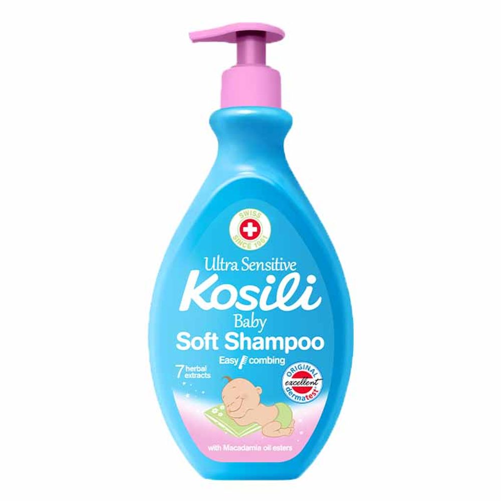 Kosili Baby šampon za bebe sa pumpicom Plavi 400ml slika 1