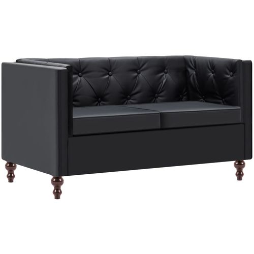 2-dijelni set sofa s presvlakom od umjetne kože crni slika 35