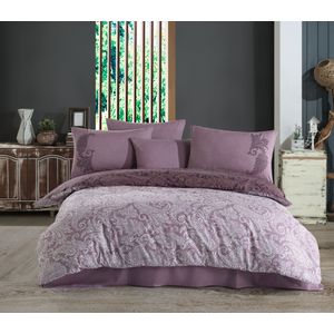 Leona - Powder Powder Ranforce Double Quilt Cover Set