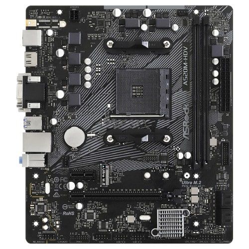 MB ASrock AMD AM4 A520M-HDV slika 2