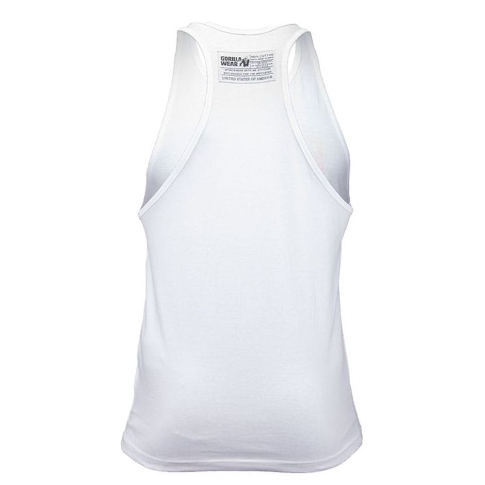 Gorilla Wear CLASSIC Majica bez rukava, Bijela slika 3
