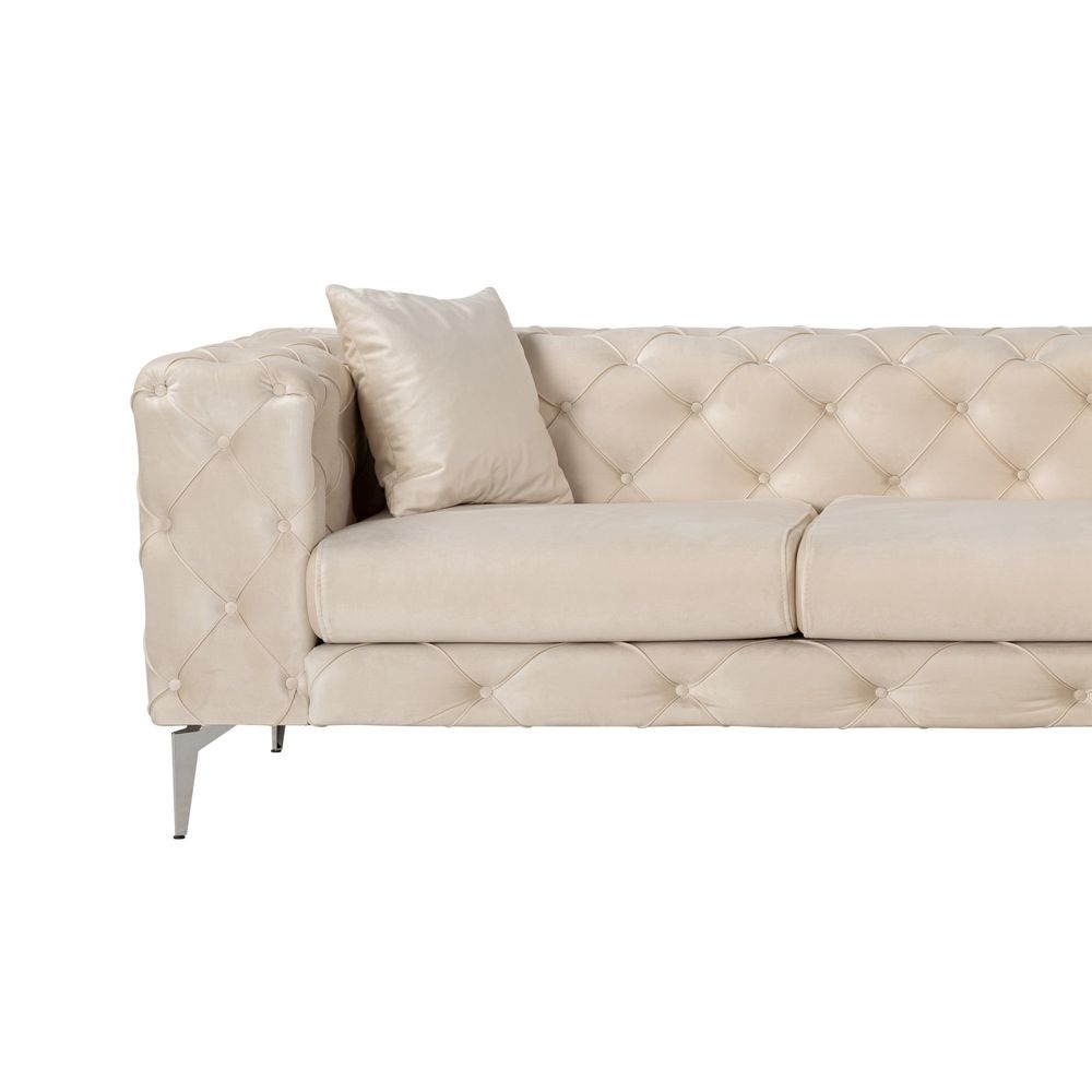 Como Eco Right - Bež Ugaona Sofa slika 8
