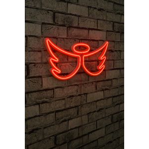 Wallity Ukrasna plastična LED rasvjeta, Angel - Red