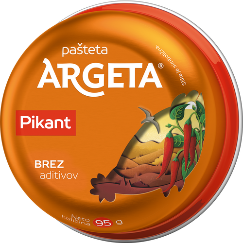 Argeta Kokošja Pikant pašteta 95g slika 1