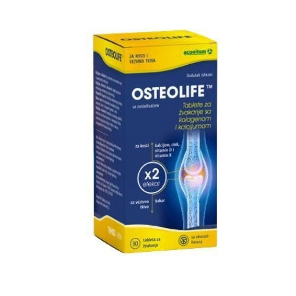 OSTEOLIFE 30 TABLETA - Optimalna Kombinacija za Zdravlje Kostiju slika 1