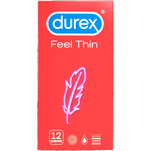 Durex Feel Thin prezervativi 12 kom slika 1