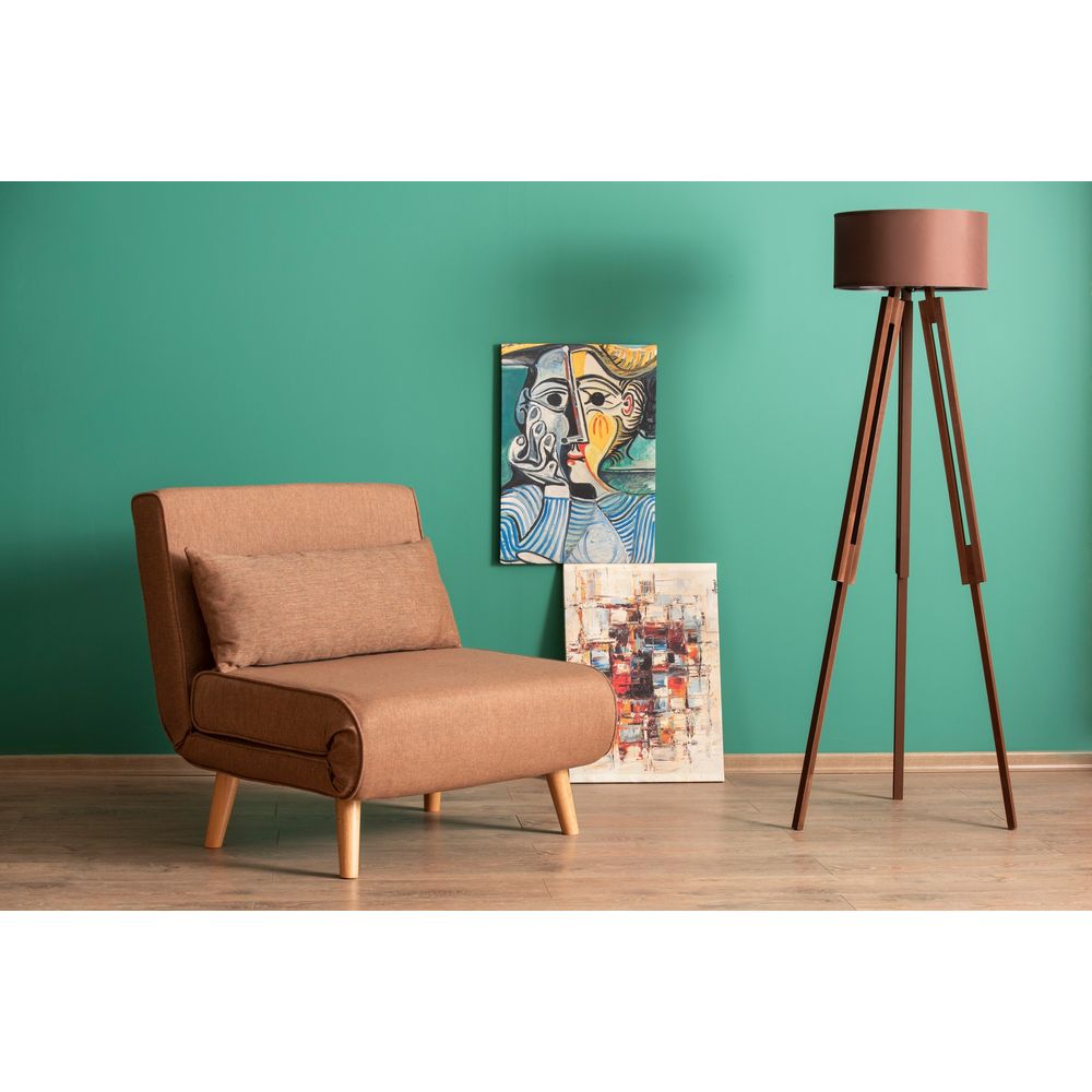 Folde Single - Smeđi Sofa na Razvlačenje za Jednu Osobu slika 1