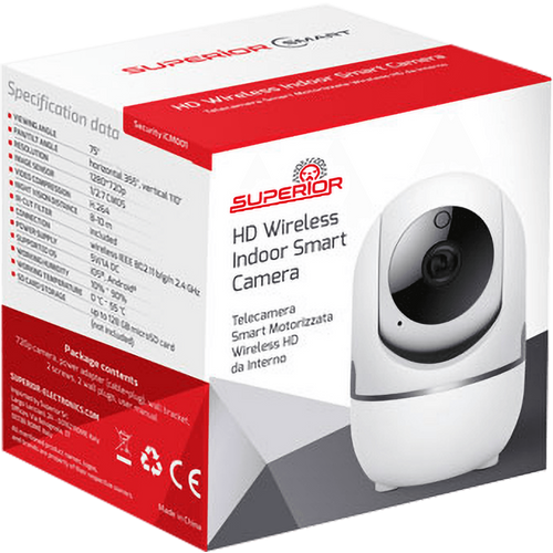 Superior kamera IP, 1080p, WiFi, micro SD, Indoor - HD Wireless Indoor Smart Camera slika 2