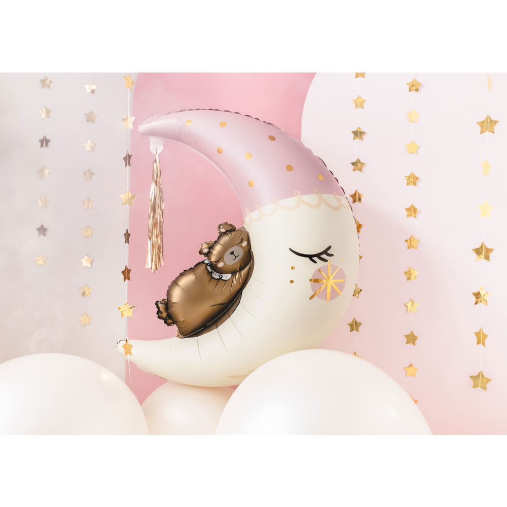 FB196 Folijski balon Medo na Mjesecu 98x80cm slika 2