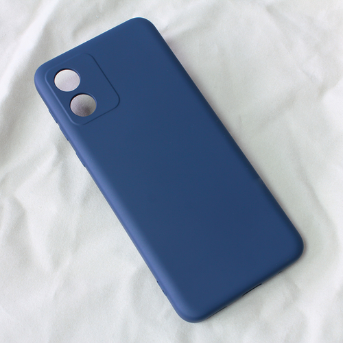 Maska Teracell Soft Velvet za Motorola Moto E13 tamno plava slika 1