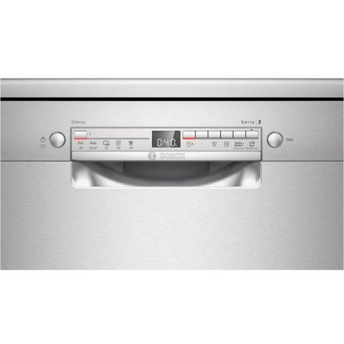 Bosch SGS2HTI72E Serie | 2 Samostojeća mašina za pranje sudova Silver inox, Extra Dry, AquaStop, EcoSilence motor, 12 kompleta, širina 60cm slika 2