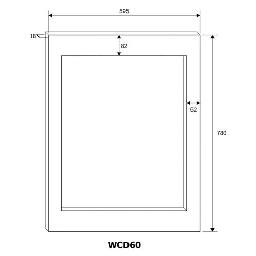 WineCave 780 60D mQuvee panel-ready vinska vitrina slika 5