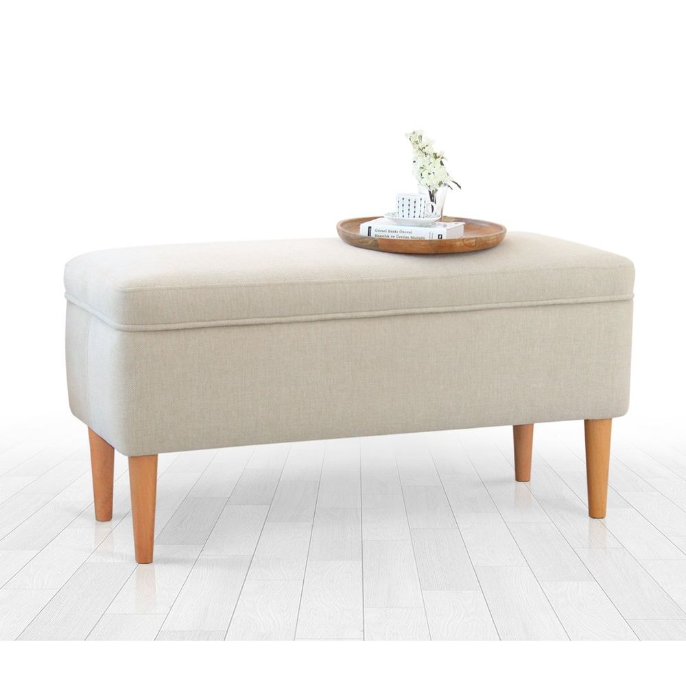 Glend - Kremasti Pouf slika 5