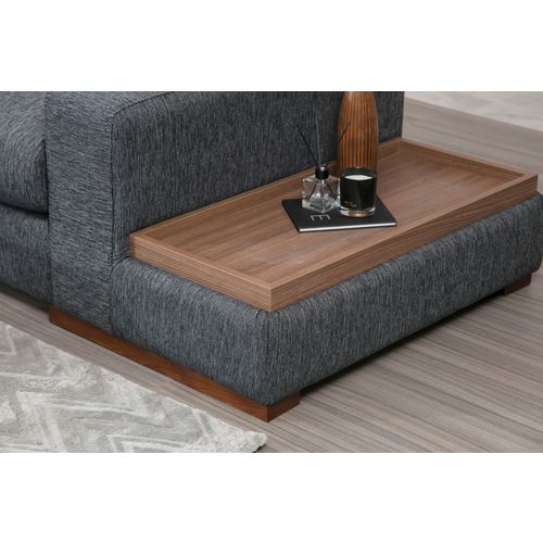 Atelier Del Sofa Kutna garnitura LOOP 5, antracit, Loop 5 slika 5