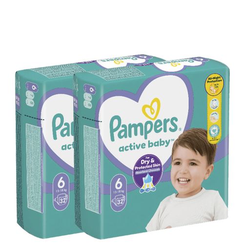 Pampers pelene  Active Baby Value Duopack slika 5