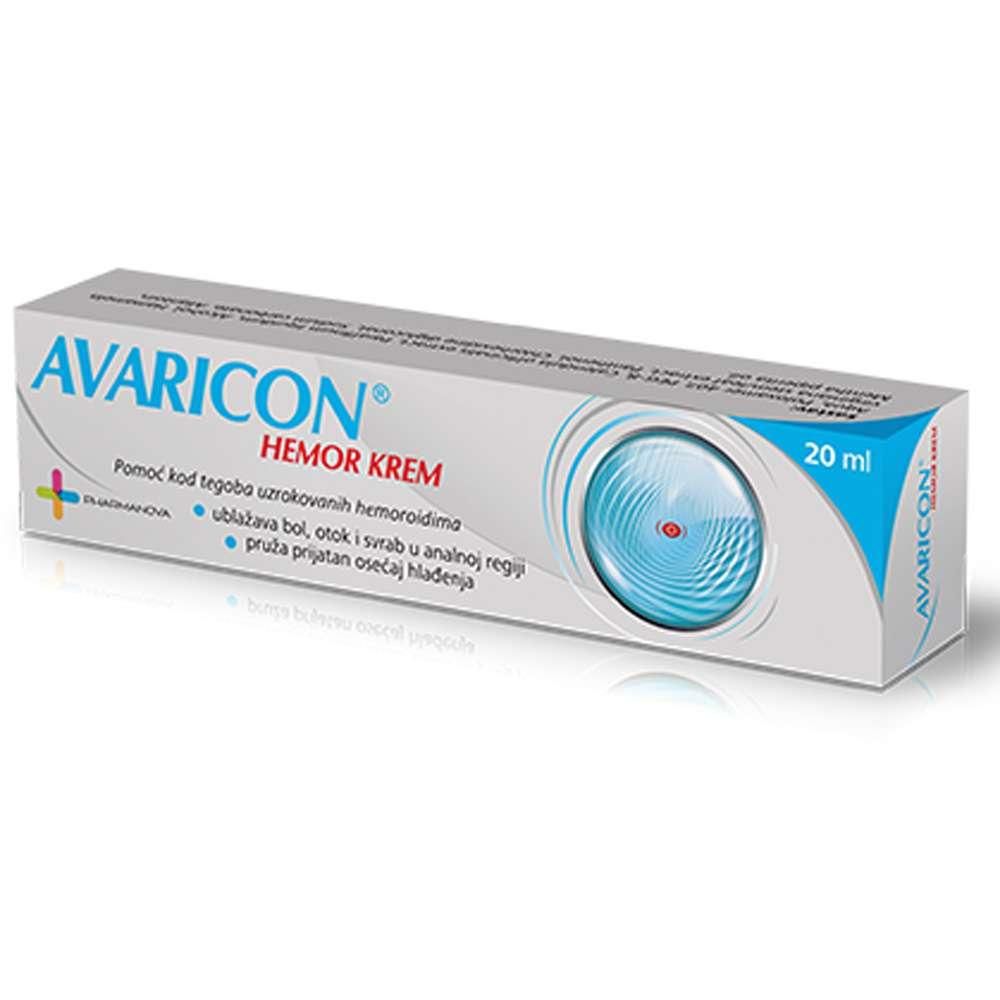 AVARICON HEMOR KREM 20 ML slika 1